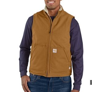 Carhartt flame-resistant sherpa lined vest - men’s xl